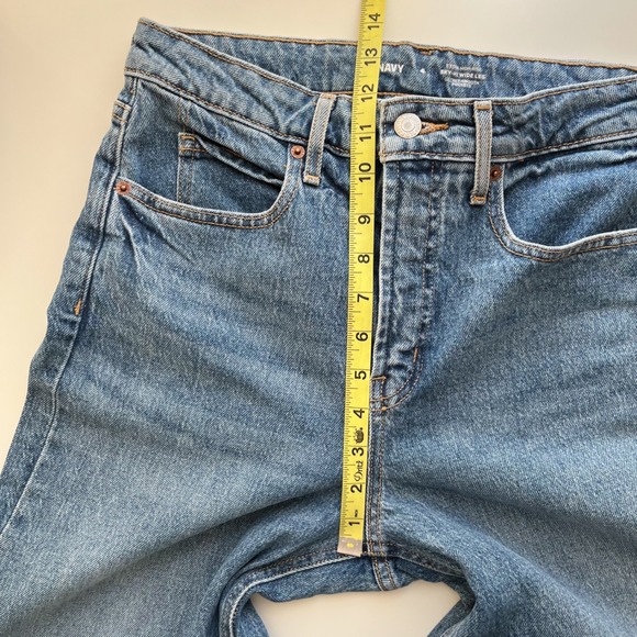 Old Navy Extra High Rise Sky-Hi Wide Leg Jeans Womens 4 - Picture 6 of 9